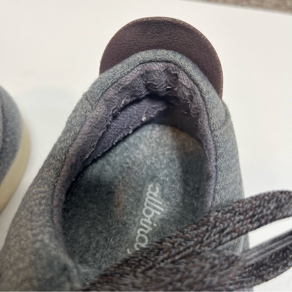 Allbirds Wool Piper Fuji (White Sole) Dark Grey Charcoal Size 8 - Picture 6 of 10